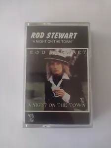 Rod Stewart - A Night On The Town original UK 1976 Riva Cassette - Picture 1 of 4