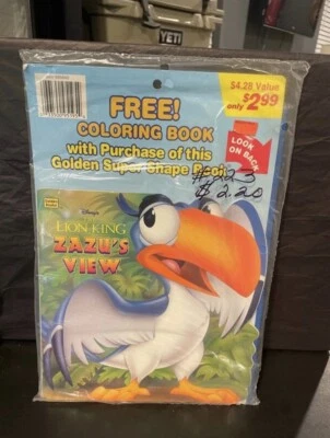 NUEVO De colección 1994 Disney El Rey León Libro y Libro para Colorear Pack N Foto 1 de 2