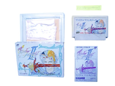 Final Fantasy2 1988 Box Manual Nintendo Famicom NSE Japan Vintage Game - Image 1 of 2
