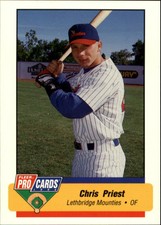 1994 Lethbridge Mounties Fleer/ProCards #3892 Chris Priest