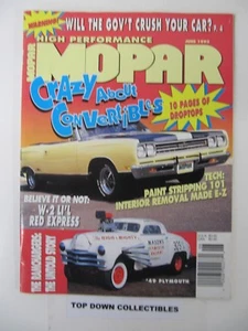 Mopar High Performance Magazine June 1993 Pail Coughlin '69 GTX Droptop - Foto 1 di 2