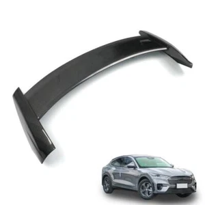 For Ford Mustang Mach-E 2021-25 ABS carbon Rear Spoiler Tail Trunk Lip Wing Bar - Picture 1 of 12