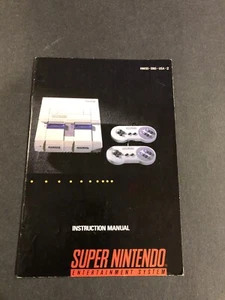 super nintendo snes system manual - Picture 1 of 5