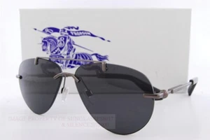 Nuovissimi occhiali da sole Burberry BE 3151 1316/87 metallo fusto/grigio scuro per uomo donna - Foto 1 di 7