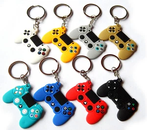 Keychain PlayStation Gamepad Joystick Controller PVC Gift Ring for Gamers - Picture 1 of 12