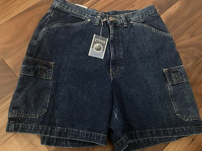 Pantalones Cortos cargo Avenie Blues tiro alto para mujer azul denim talla 16 nuevos con etiquetas Foto 1 de 4