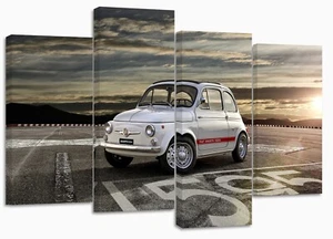 Fiat Abarth 500 Split Canvas Drucke - Bild 1 von 14