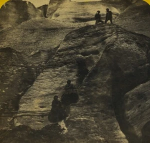 Switzerland Alps Morteratsch Glacier Old Stereo photo 1865 - Bild 1 von 3
