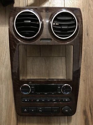 2008 2009 Ford Taurus X Wood Grain DASH TRIM BEZEL RADIO CLIMATE CONTROL - Image 1 of 4