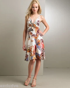 NEU $ 570 JUST CAVALLI BY ROBERTO CAVALLI TANKKLEID Gr. 46/10 - Bild 1 von 5