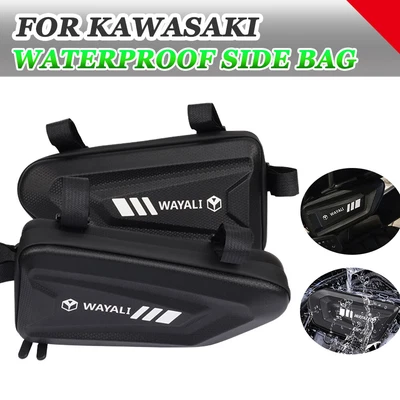 For Kawasaki Ninja H2 H2R H2 SX SE+ addlebags Waterproof Triangle Tool Side Bag Foto 1 de 4