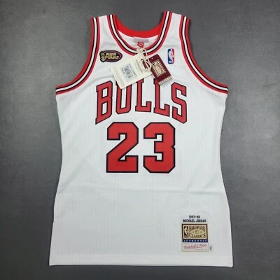 100% Authentic Michael Jordan Mitchell Ness 97 98 Finals Bulls Jersey Size 40 M - Image 1 of 4