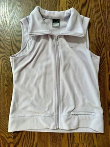 NIKE gilet pile ragazza ThermaFit taglia XL full zip viola chiaro tasche zip usato in ottime condizioni - Foto 1 di 9