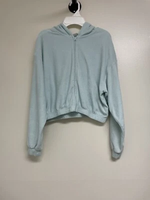 Girl’s H & M Light Blue Zip-Up Jacket Size 16/18 EUC! - Image 1 of 4