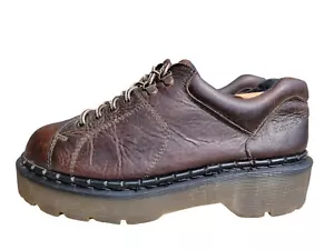 Vintage Dr Martens 8312 Hergestellt in England Braun Leder Schuhe Oxford-Schuhe Herren Größe 8 - Bild 1 von 9