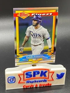 2021 Topps Finest Flashbacks RANDY AROZARENA REFRACTOR RAYS #89 - Bild 1 von 1