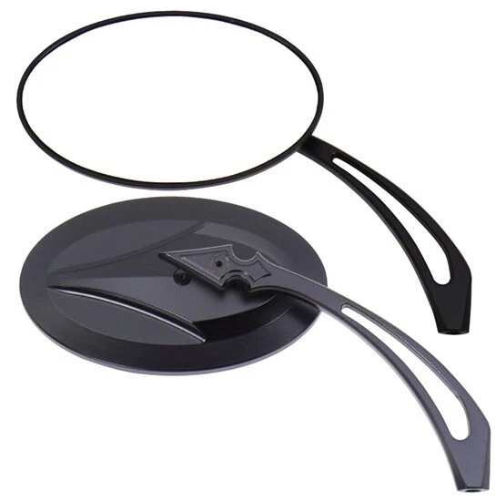 Novo Conjunto de Espelho Preto Cetim Personalizado para Harley Davidson Revendedor dos EUA - Imagem 1 de 1