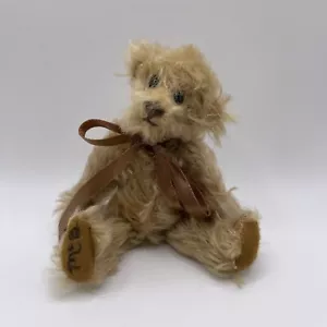 Oso mohair Barbara McConnell BUFFY hecho a mano firmado por el artista solo 25 hecho - Imagen 1 de 10