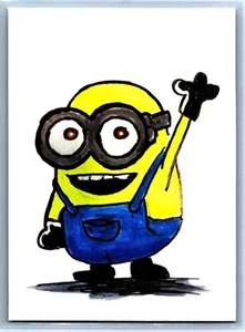 Bob the Minion Sketch Card - Scott Sketches Trading Card Print Fan Art - Picture 1 of 3
