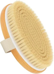 Dry Brushing Body Brush with Soft and Stiff Natural Bristles, Body Exfoliating - Picture 1 of 8