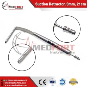 MEDFORT Saugeraufroller mit 2 Sauglöchern 9mm,21cm Premium Qualität Instrumen - Bild 1 von 5