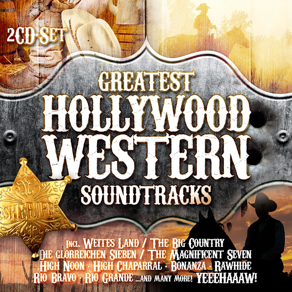CD Greatest Hollywood Western Soundtracks 2CDs incl Die glorreichen Sieben - Bild 1 von 1
