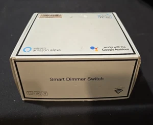Smart Home SD01-3P White Smart Dimmer Switch 3 pack 2.4Ghz WiFi Alexa & Google - Picture 1 of 9