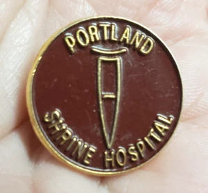 Portland Shriners Hospital Lapel Hat Pin Vintage Fathers Day Gift - Picture 1 of 3