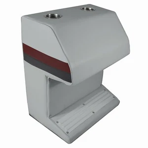 Premium Series Pontoon Captain, Steering Stand 3005-ABEC Grey / Red / Charcoal - Picture 1 of 3