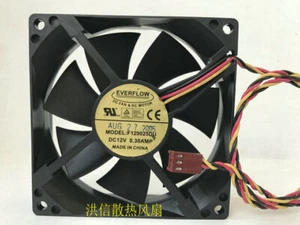 EVERFLOW F129025DU 9025 DC12V 0.38A 92*25MM 90mm 3-wire cooling fan #F17 - Bild 1 von 4