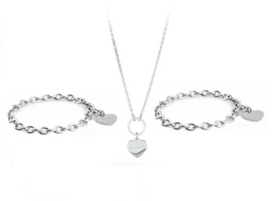 SAGAPO bracciali e collana donna acciaio SHAC2 SHAC1 S'agapo - Immagine 1 di 2