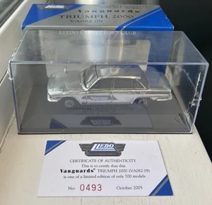 1:43 LLEDO VANGUARDS TRIUMPH 2000 MK2 CHROME LIMITED EDITION VA08209 SEALED - Picture 1 of 24