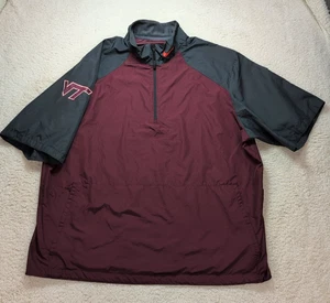 Nike Dri-Fit Virginia Tech Hokies 1/4 Zip Pullover Shirt Mens 2XL 27642X-VT1 - Picture 1 of 12