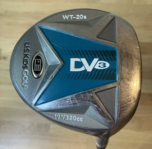 USKG US Kids Golf DV3 WT-20s 19° / 320cc Driver K-Flex 48 UltraLight Graphite RH - Picture 1 of 11