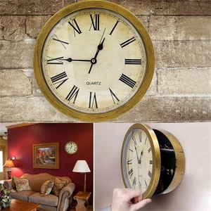 Wall Clock Hidden Stash Box Money Stash Jewelry Valuables Cash Storage Wall ¦ - Picture 1 of 8