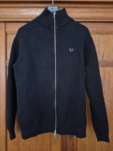Fred Perry Cardigan - schwarz - Größe XL - Bild 1 von 4