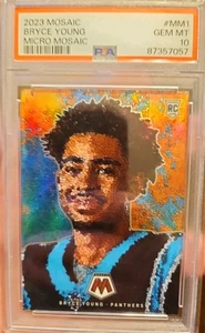 Mosaic Bryce Young Rookie Micro Mosaic 2023 - PSA 10 Carolina Panthers  - Imagen 1 de 4