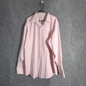 Brooks Brothers Oberhemd Herren 18 rosa bügelfrei Stretch Madison Fit Frech Cuff - Bild 1 von 10