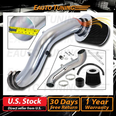 Kit de entrada de ar Cold Short Ram PRETO para 02-06 RSX Type-S APENAS 2.0L I4 [Conjunto completo] - Imagem 1 de 4