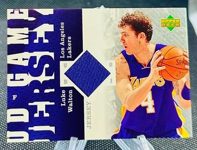 2006-07 Upper Deck UD Game Jersey Luke Walton Los Angeles Lakers Tarjeta Usada en Evento Foto 1 de 2