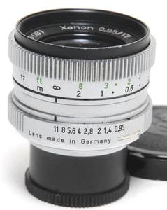 Rare Schneider Xenon 0.95/17mm C-Mount lens - Afbeelding 1 van 6