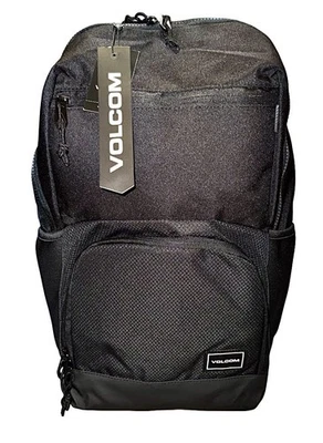 Volcom MIDLINE BACKPACK- BLACK NEW W/TAGS Bottle Pocket Laptop Sleeve - Image 1 of 4