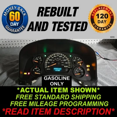 2004-2007 Chevy Express GMC Savana Gauge Cluster - Image 1 of 4