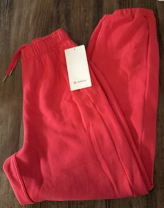 NWT Lululemon Small Scuba MR Oversized Jogger *Regular Sweatpant Red Glow (6/8) - Picture 1 of 3