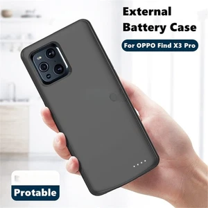 External Battery Charging Case for OPPO Find X3 Pro/X3 Charging Cover Power Bank - Picture 1 of 23