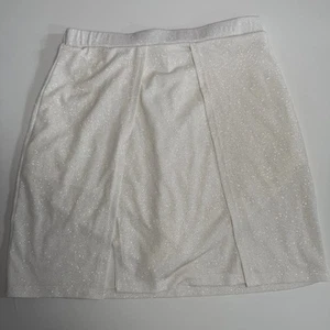 Lucy in the Sky Damen Minirock Creme Gold Größe XS integrierte Shorts Party - Bild 1 von 12