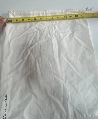 Massimo Dutti Shoe Dust Bag with Logo Made in Italy Small Stain (1005) - Image 1 of 4