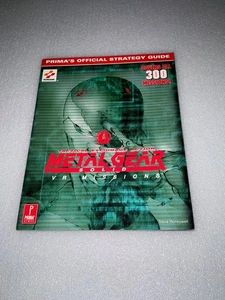 Metal Gear Solid VR Missions Prima Official strategy Guide GLOBAL SHIPPING VGC - Picture 1 of 23