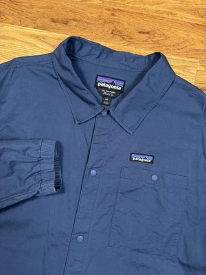 Patagonia Lightweight All-Wear Hemp Coaches Jacket Men’s Size XXL Blue Sty 25335 - Image 1 of 4