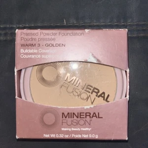 Mineral Fusion Pressed Powder Foundation 032 Oz Natural Shine Warm 3 Golden - Picture 1 of 4